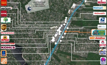 325 US Highway 9, Lanoka Harbor, NJ - aerial  map view