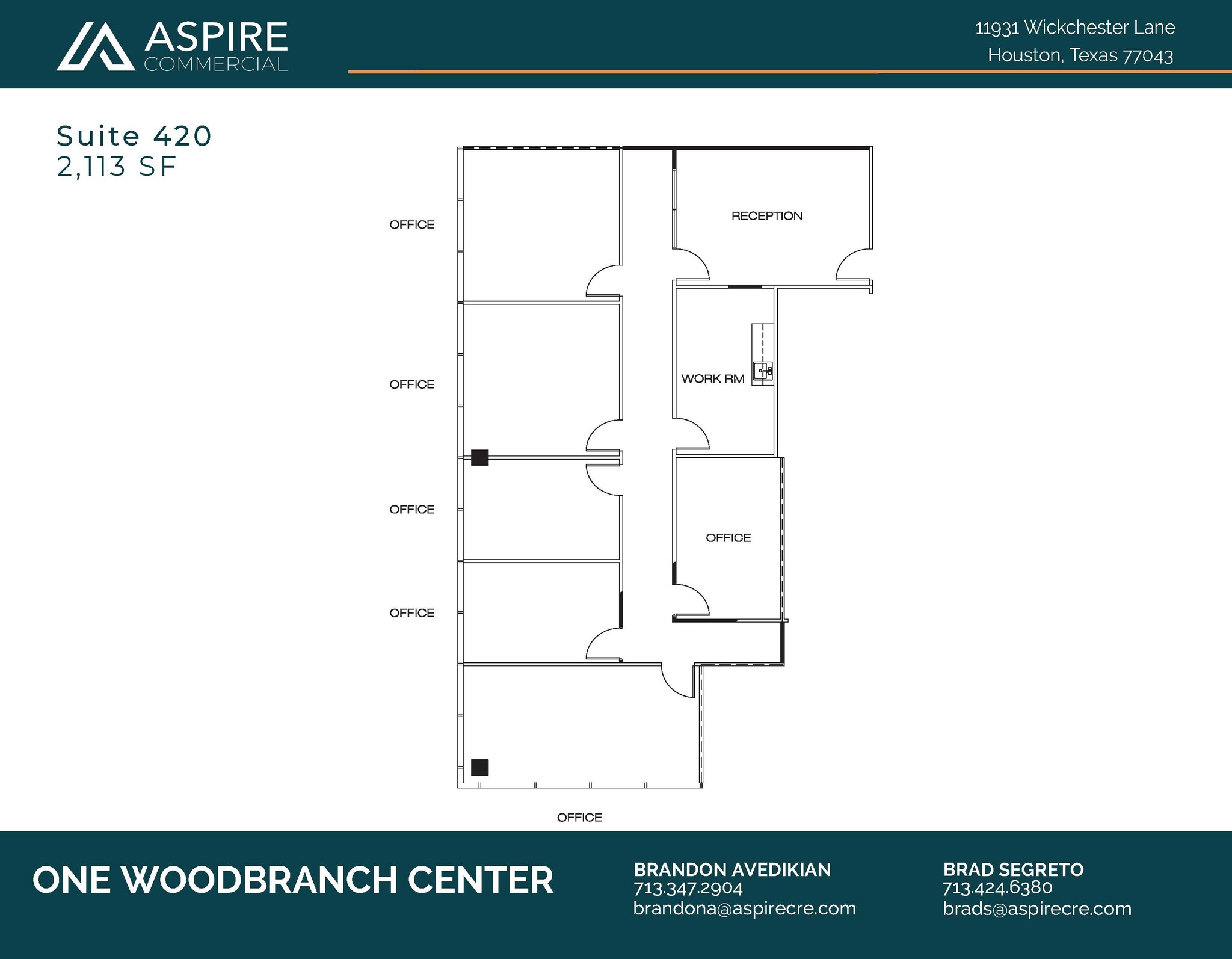 11931 Wickchester Ln, Houston, TX for rent Floor Plan- Image 1 of 2