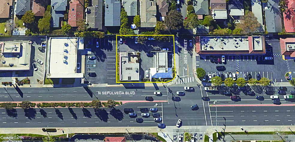 2905-2909 N Sepulveda Blvd, Manhattan Beach, CA for sale - Building Photo - Image 1 of 1