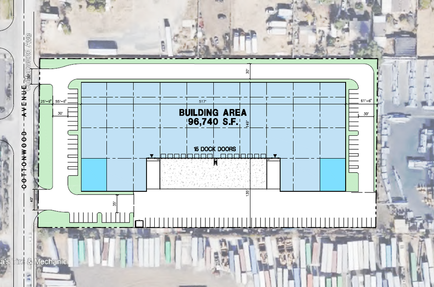 8579 Cottonwood Ave, Fontana, CA for sale - Site Plan - Image 2 of 3