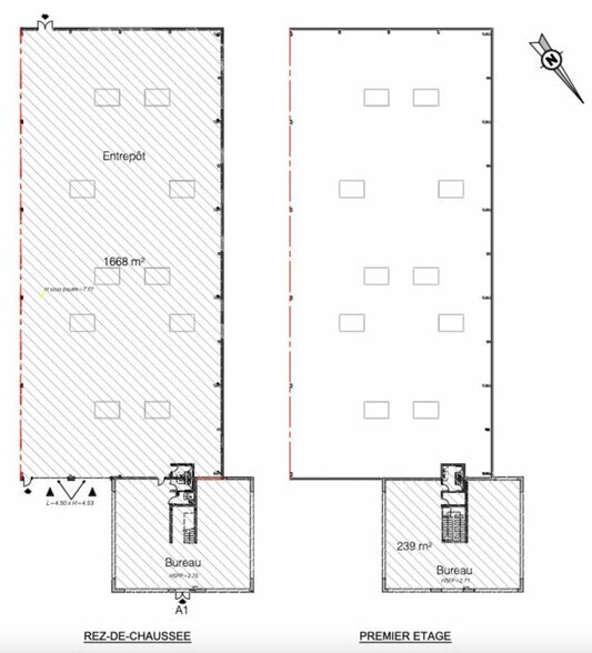 Industrial in Gennevilliers to rent - Floor Plan - Image 3 of 3