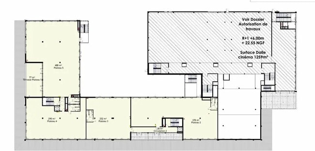 Vente Bureaux 196 m² à 378 m²