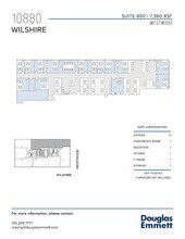 10880 Wilshire Blvd, Los Angeles, CA to rent Floor Plan- Image 1 of 1