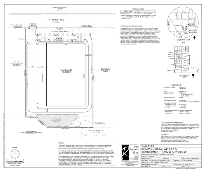 1 Distriplex Farms, Memphis, TN for rent - Site Plan - Image 2 of 3