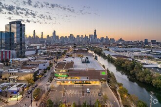 1500 N Kingsbury St, Chicago, IL - aerial  map view