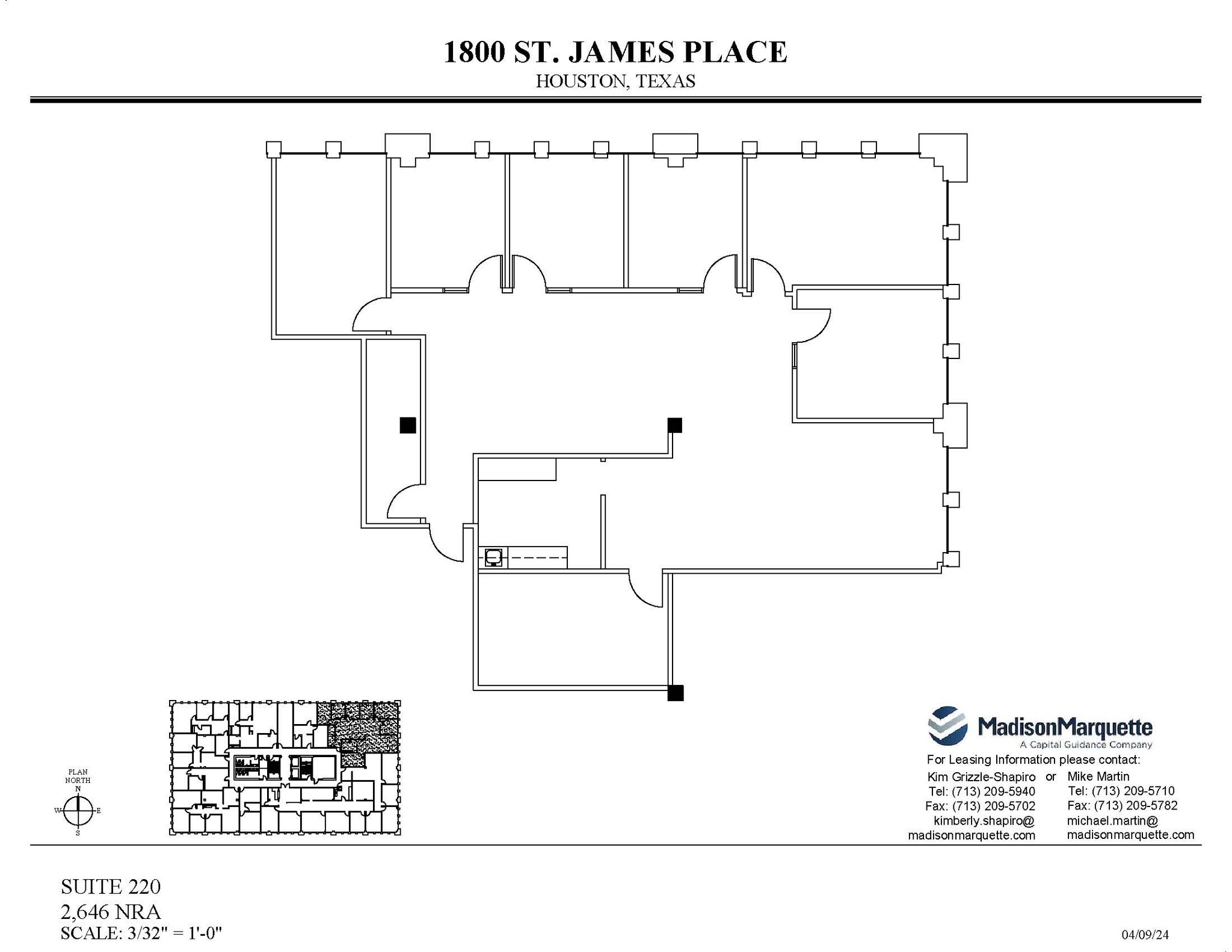 1800 St James Pl, Houston, TX to rent Floor Plan- Image 1 of 1