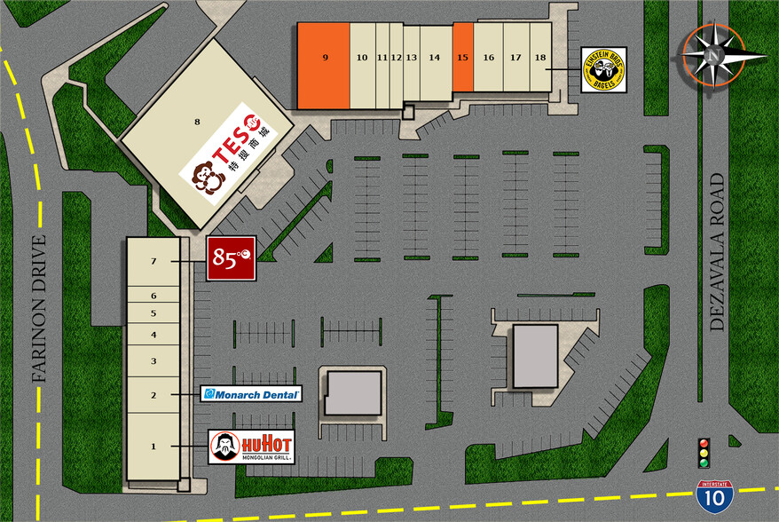 12730 W I-10 Hwy, San Antonio, TX for rent - Site Plan - Image 2 of 2