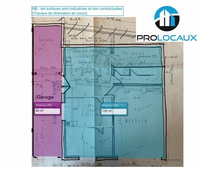 Retail in Frontonas to rent - Floor Plan - Image 2 of 2