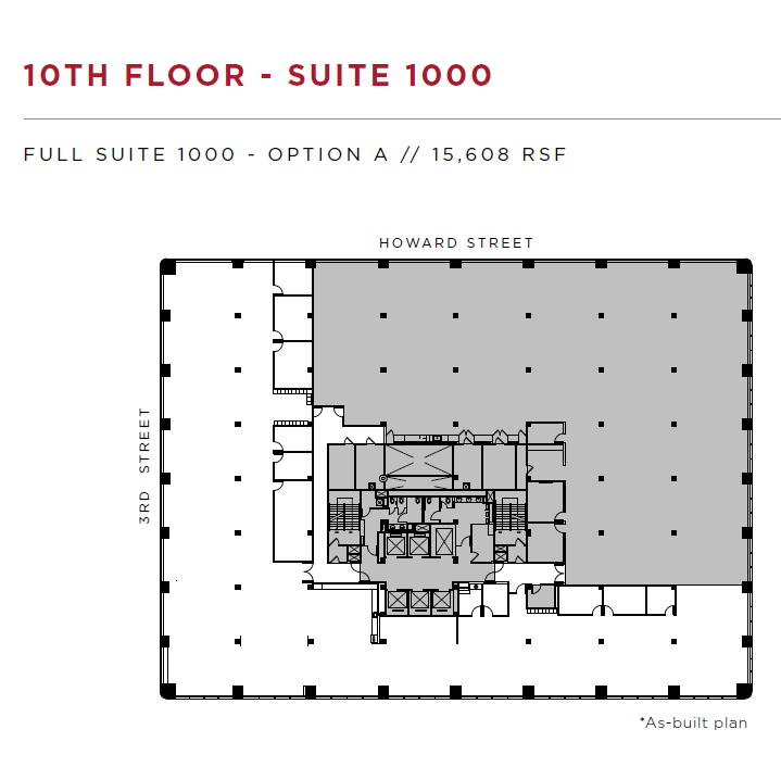 201 Third St, San Francisco, CA to rent Floor Plan- Image 1 of 1