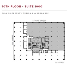 201 Third St, San Francisco, CA to rent Floor Plan- Image 1 of 1