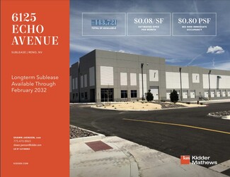 More details for 6125 Echo Ave, Reno, NV - Industrial for Rent