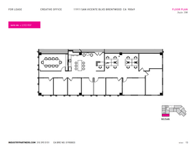 11911 San Vicente Blvd, Los Angeles, CA for rent Floor Plan- Image 1 of 1