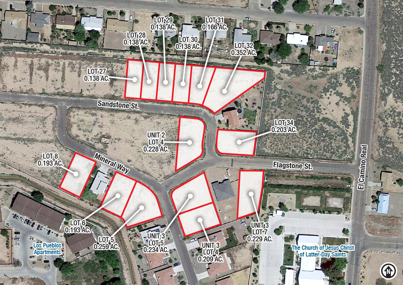 Sandstone, Flagstone & Mineral, Socorro, NM for sale - Aerial - Image 1 of 2