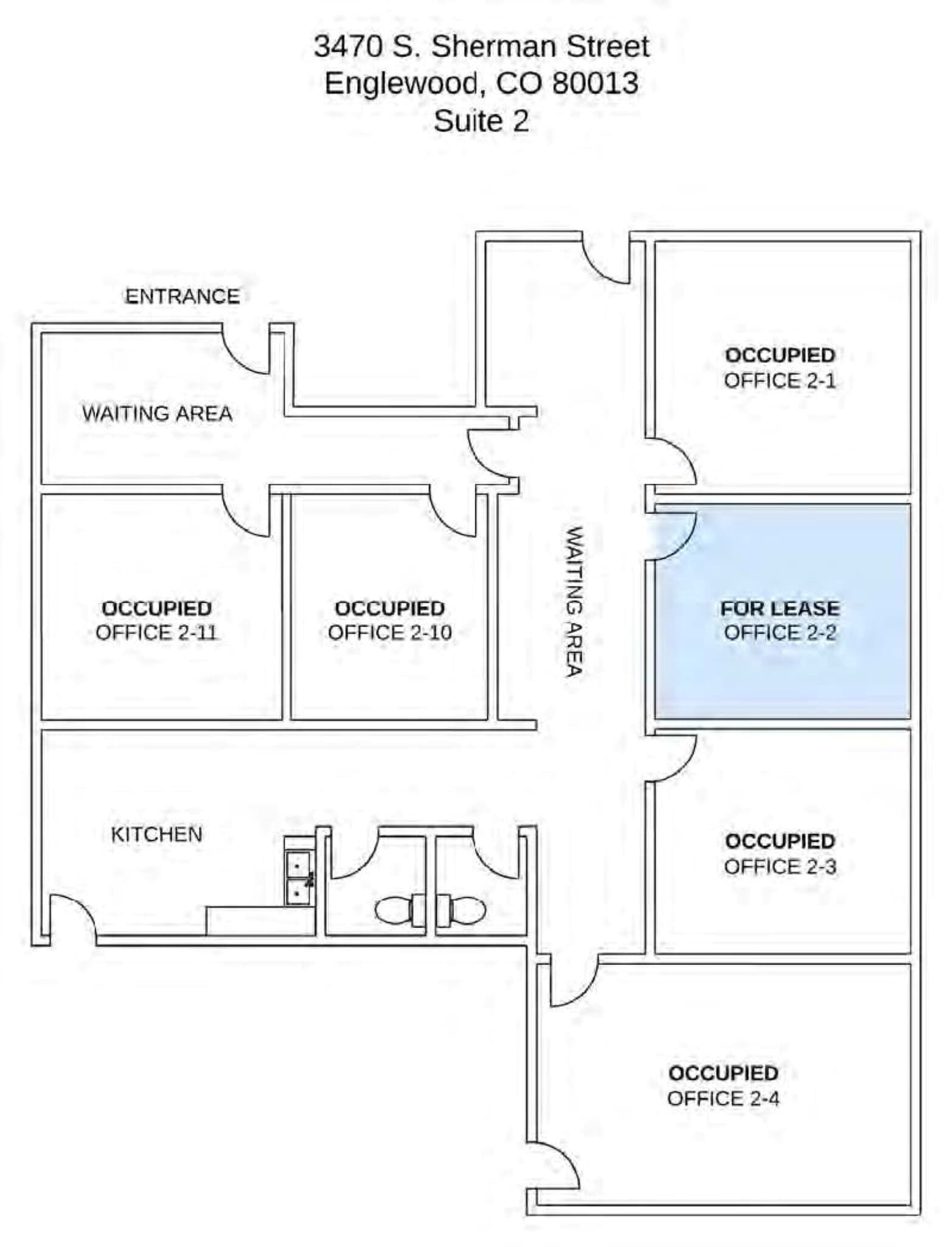 3470 S Sherman St, Englewood, CO to rent Floor Plan- Image 1 of 1