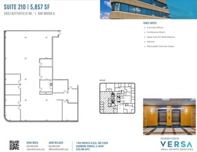 2707 Butterfield Rd, Oak Brook, IL for rent Floor Plan- Image 1 of 3