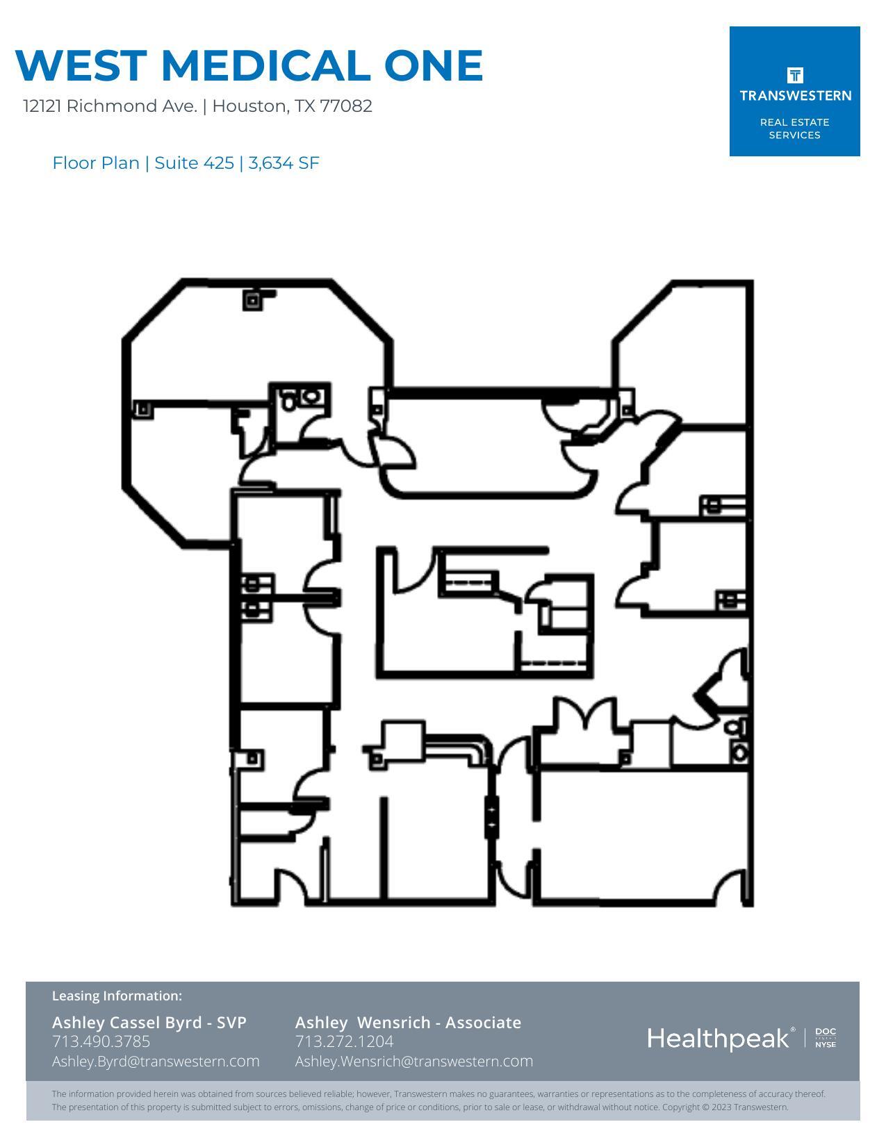 12121 Richmond Ave, Houston, TX to rent Floor Plan- Image 1 of 1
