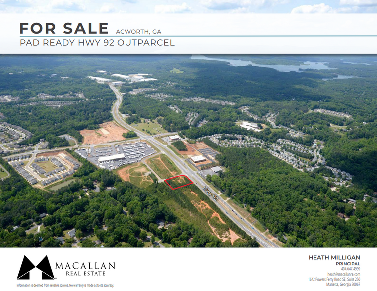 GA-92, Acworth, GA for sale - Primary Photo - Image 1 of 8