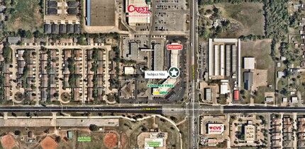 101 N Douglas Blvd, Midwest City, OK - aerial  map view