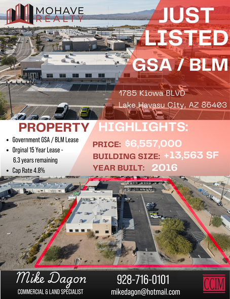 1785 Kiowa Ave, Lake Havasu City, AZ for sale - Building Photo - Image 1 of 2