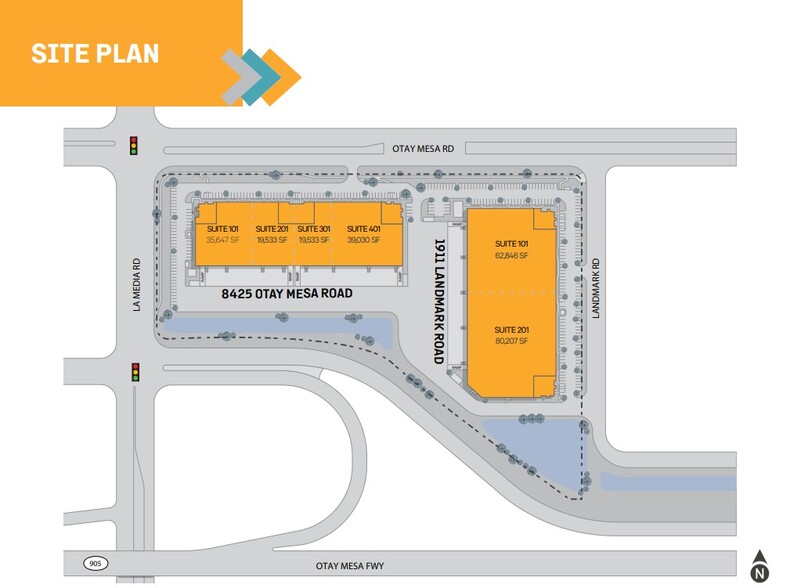 1911 Landmark Rd, San Diego, CA for rent - Site Plan - Image 2 of 2