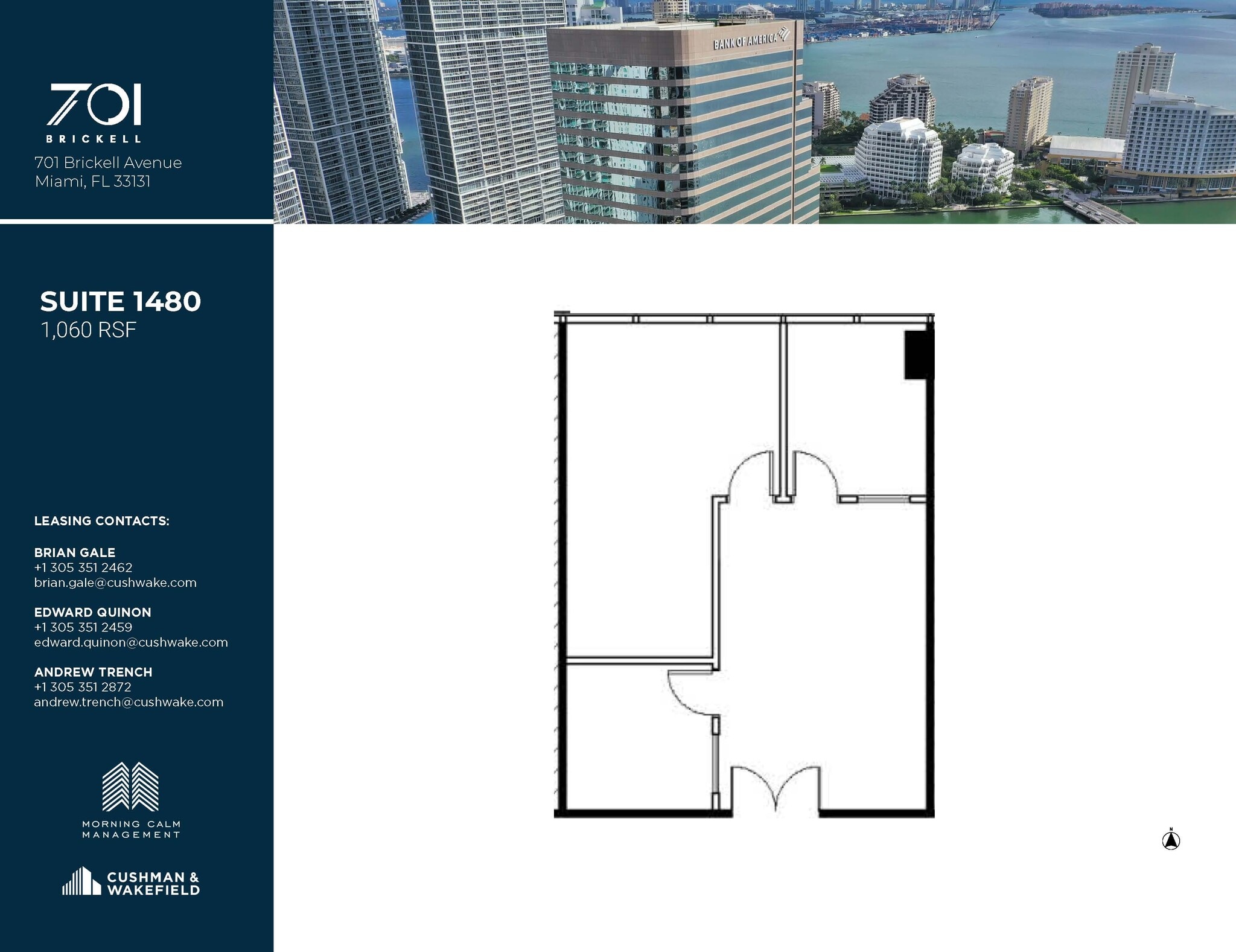 701 Brickell Ave, Miami, FL to rent Floor Plan- Image 1 of 1