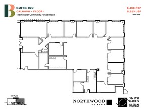 11605 N Community House Rd, Charlotte, NC for rent Floor Plan- Image 1 of 2