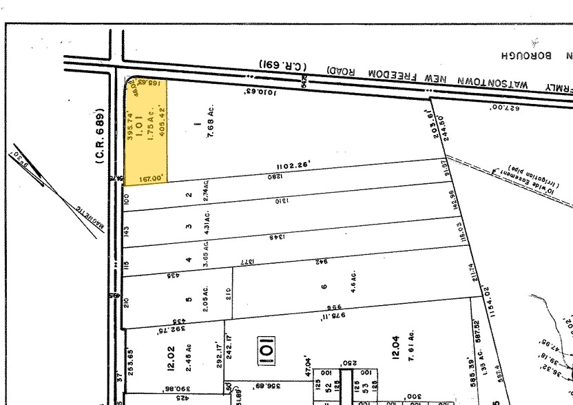 100 Cross Keys Rd, Berlin, NJ for rent - Plat Map - Image 2 of 2