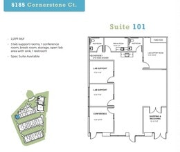 6185 Cornerstone Ct E, San Diego, CA for rent Floor Plan- Image 1 of 1