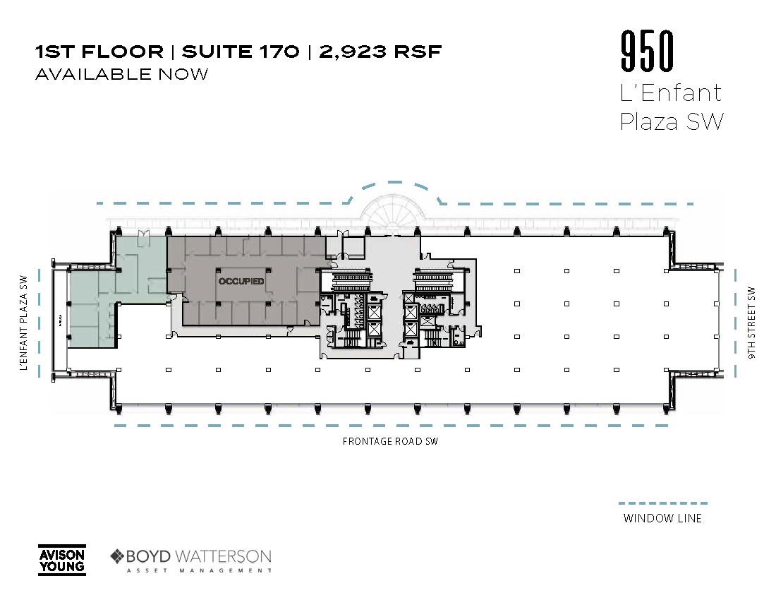 950 L'Enfant Plz SW, Washington, DC for rent Floor Plan- Image 1 of 2