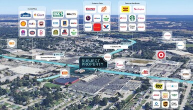 6700 Ritchie Hwy, Glen Burnie, MD - aerial  map view