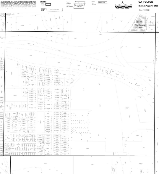 1087 Longley Ave NW, Atlanta, GA for sale - Plat Map - Image 2 of 2