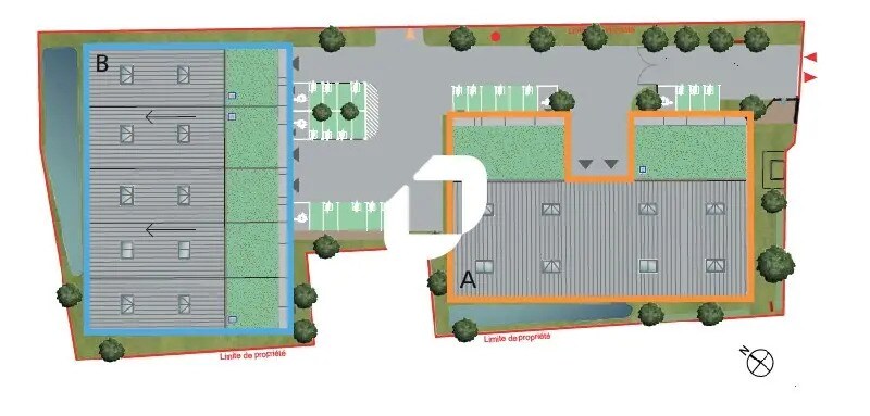 Light Industrial in Montmagny for sale Site Plan- Image 1 of 4