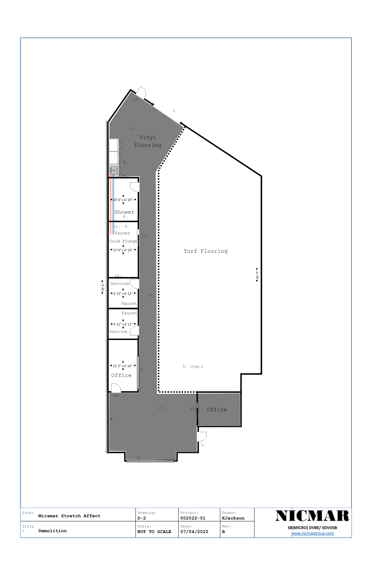 5915 Mira Mesa Blvd, San Diego, CA for rent Floor Plan- Image 1 of 4