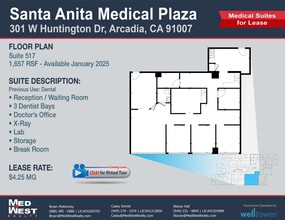 301 W Huntington Dr, Arcadia, CA for rent Floor Plan- Image 1 of 1