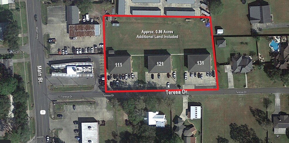 111-131 Teresa Dr, Saint Martinville, LA for sale - Aerial - Image 2 of 16