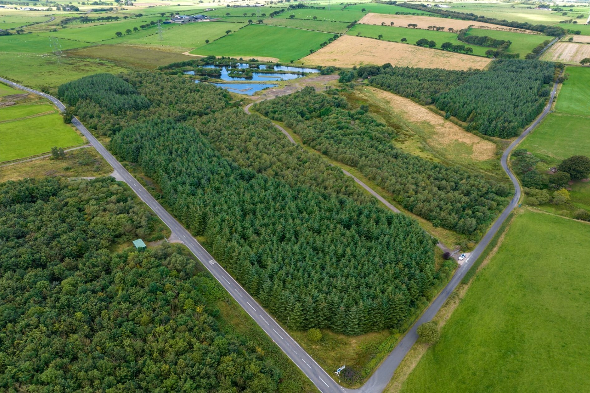 Kirkmuirhill, Lesmahagow for sale Aerial- Image 1 of 1