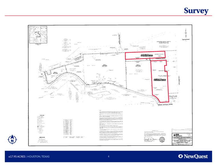 Highway 6 & W Little York, Houston, TX for rent - Plat Map - Image 3 of 3