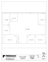 100 Galleria Officentre, Southfield, MI for sale Floor Plan- Image 1 of 2