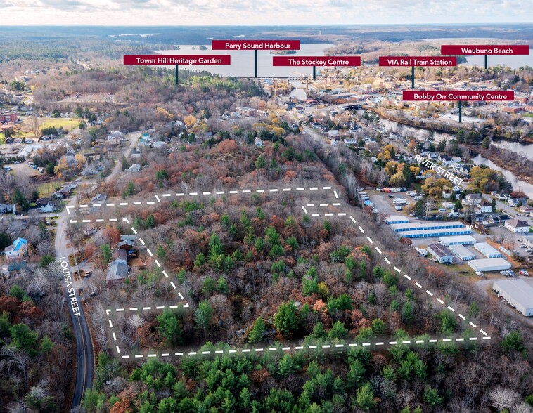 Louisa Street, Parry Sound, ON for sale - Aerial - Image 2 of 2