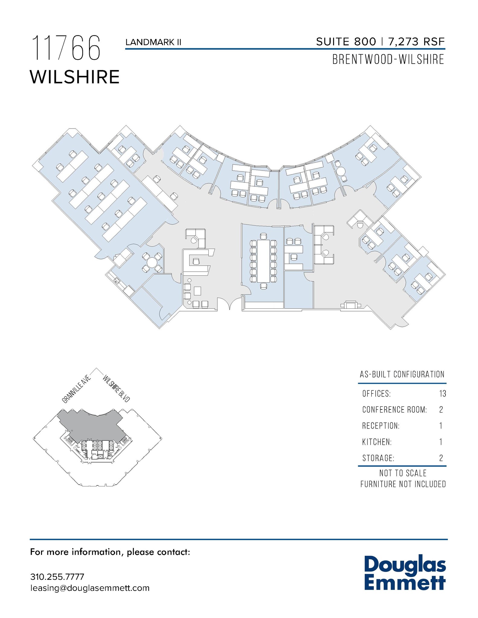 11766 Wilshire Blvd, Los Angeles, CA to rent Floor Plan- Image 1 of 1