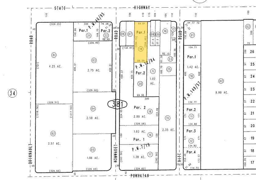 22217 US Highway 18, Apple Valley, CA for sale - Plat Map - Image 1 of 1