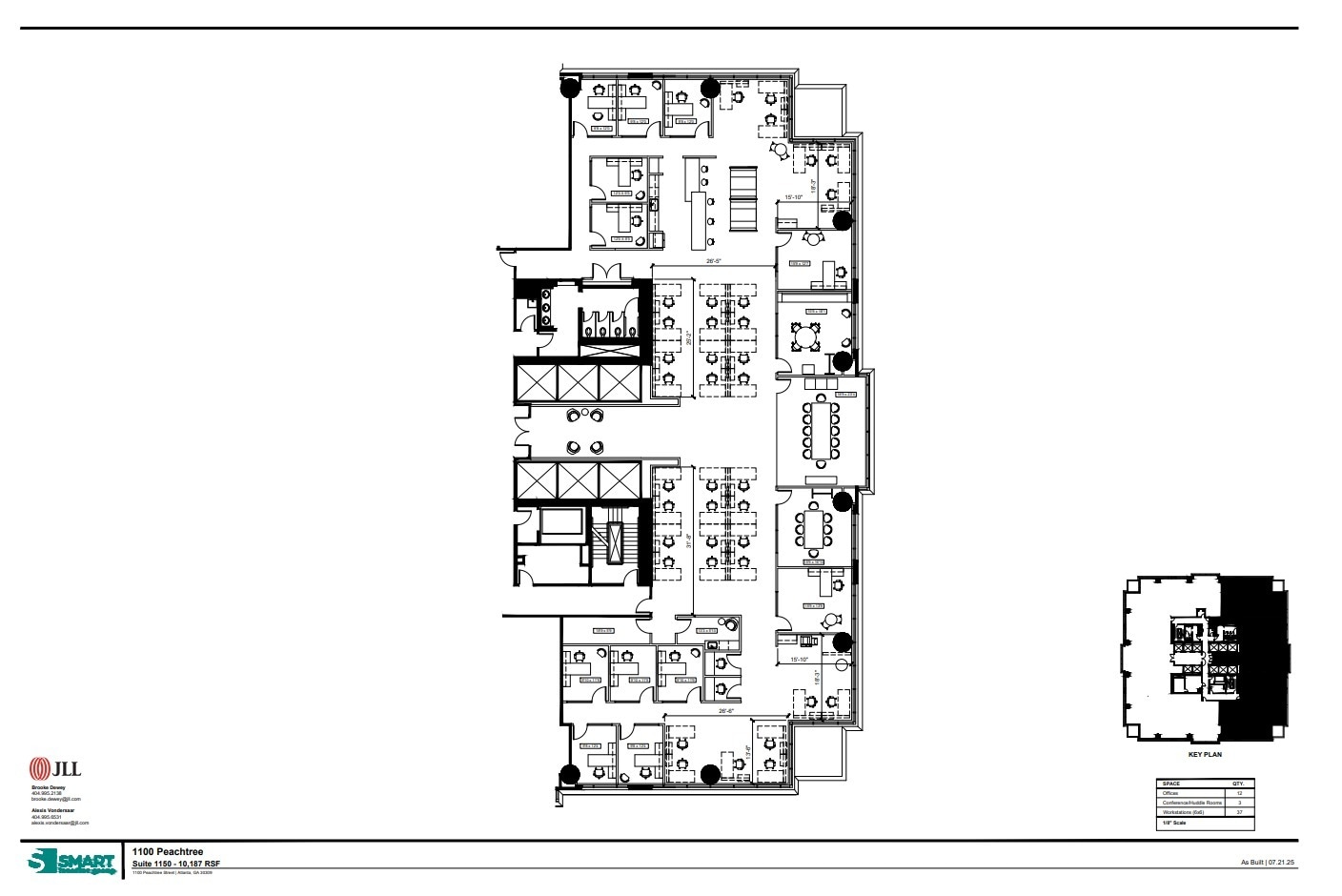 1100 Peachtree St NE, Atlanta, GA to rent Floor Plan- Image 1 of 1