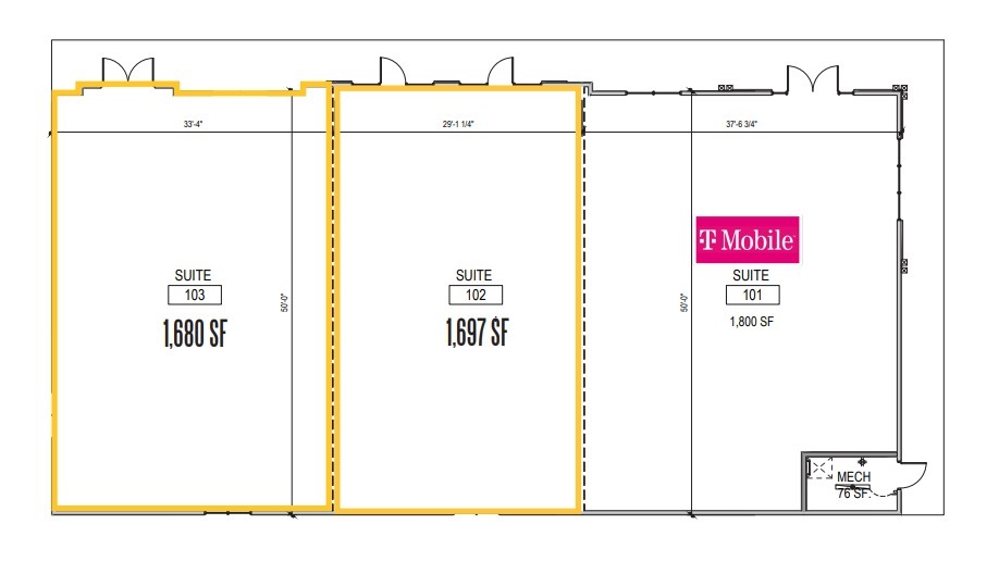 4100 W Frontage Rd, Marinette, WI for rent - Floor Plan - Image 2 of 2