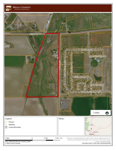 2498 Highway 66, Mead, CO for sale - Plat Map - Image 1 of 2