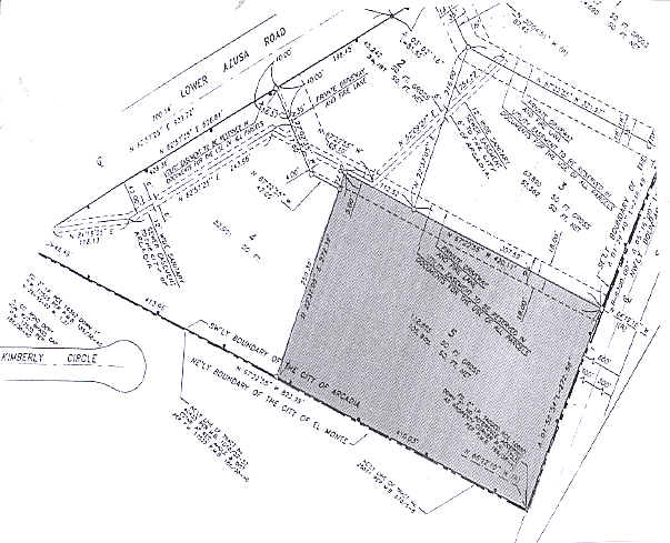 12318 Lower Azusa Rd, Arcadia, CA for sale - Plat Map - Image 2 of 3