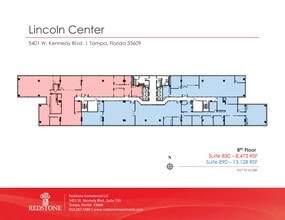 5401 W Kennedy Blvd, Tampa, FL to rent Site Plan- Image 1 of 1