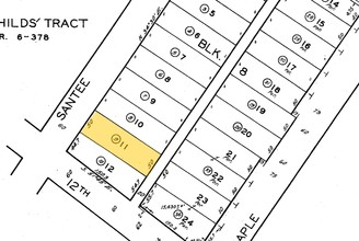 1154 Santee St, Los Angeles, CA for sale Plat Map- Image 1 of 1