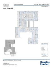 808 Wilshire Blvd, Santa Monica, CA for rent Floor Plan- Image 1 of 2