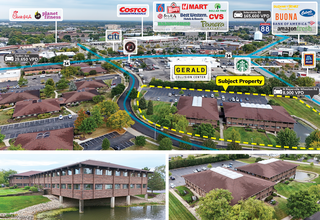 1300 Iroquois Dr, Naperville, IL - aerial  map view