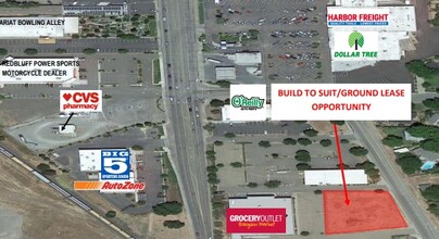 570 S Main St, Red Bluff, CA - aerial  map view